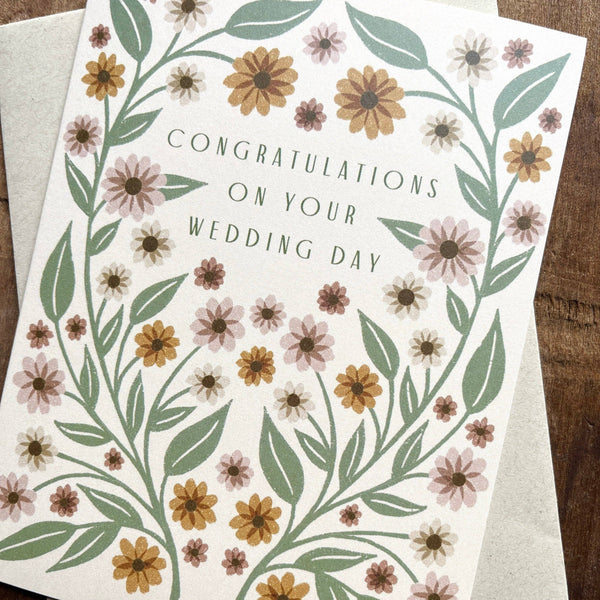 Wedding Congratulations Card - DIGS