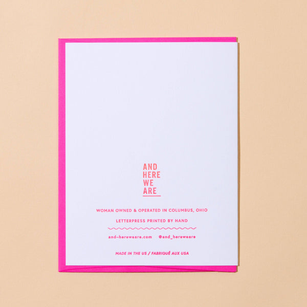 Weird & Wonderful Wedding Card - DIGS