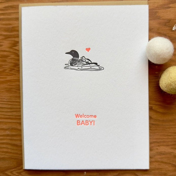 Welcome Baby Loon Card - DIGS