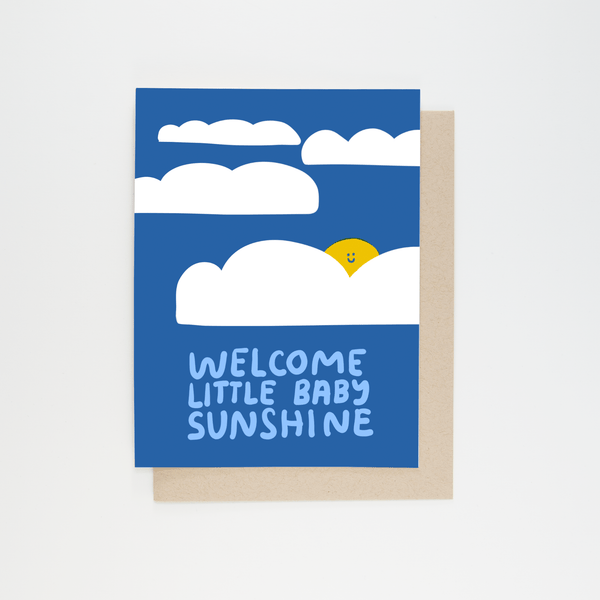 Welcome Baby Sunshine Card - DIGS
