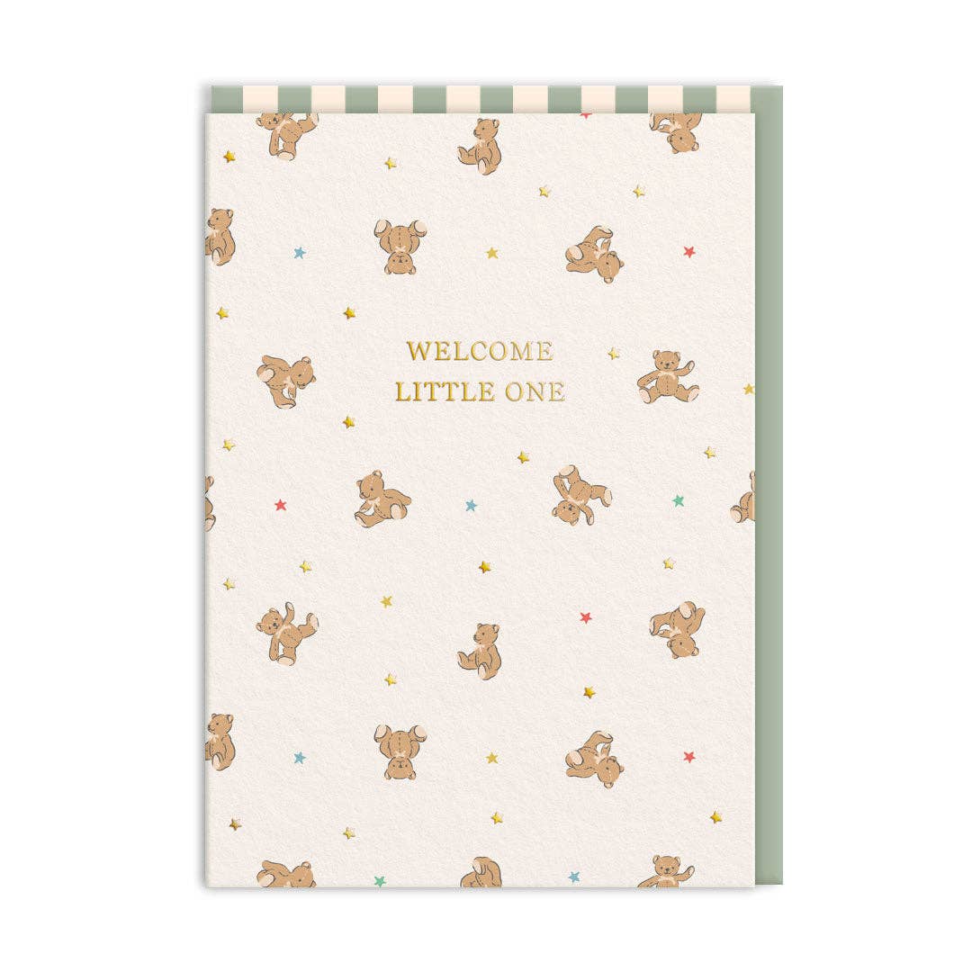 Welcome Little One Bears Baby Card - DIGS