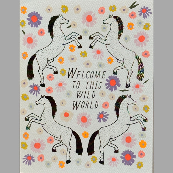Welcome Wild World Baby Card - DIGS
