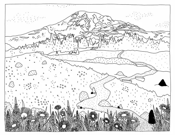 West Coast Wonderful Coloring Book - DIGS