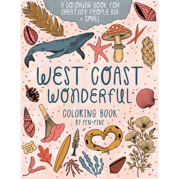 West Coast Wonderful Coloring Book - DIGS