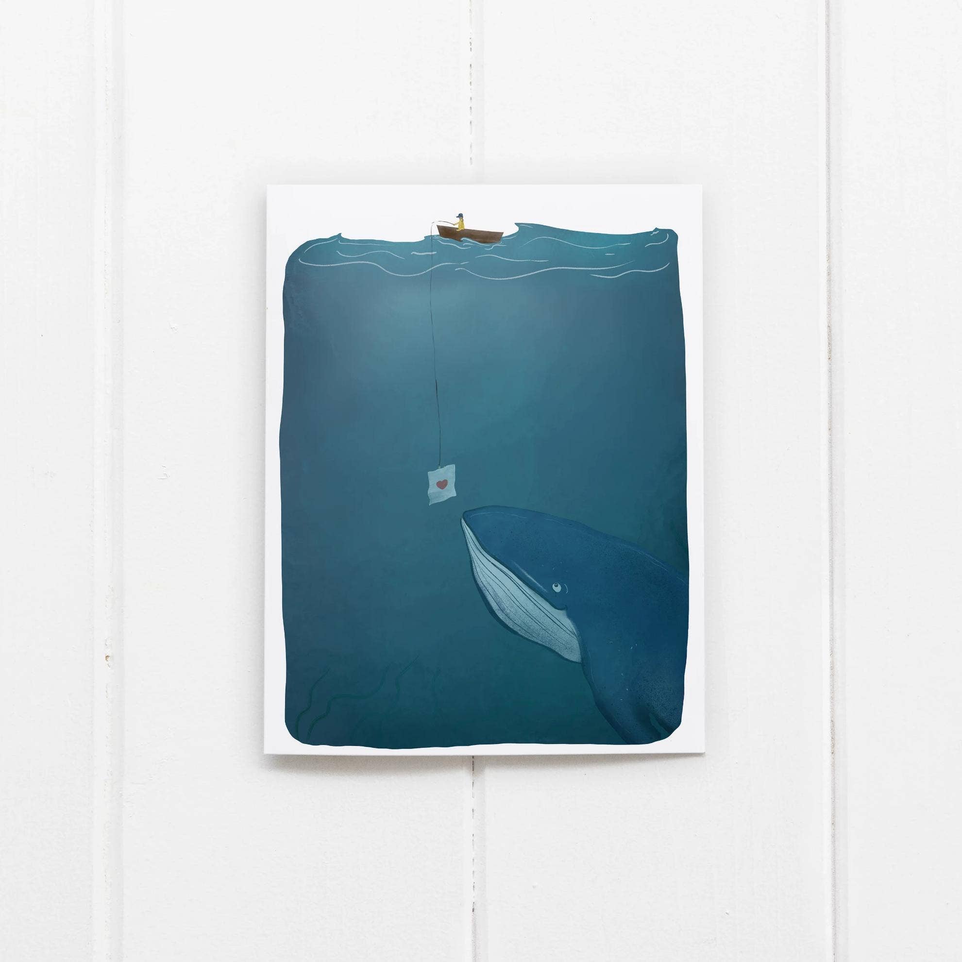 Whale Love Note Card - DIGS