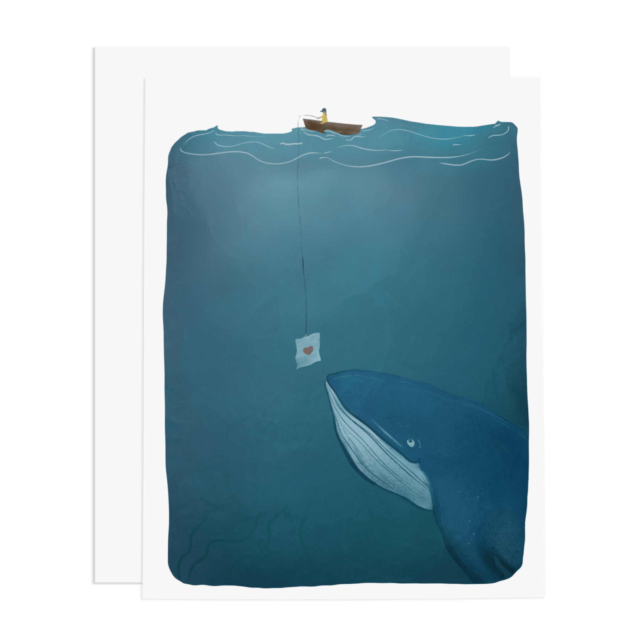 Whale Love Note Card - DIGS
