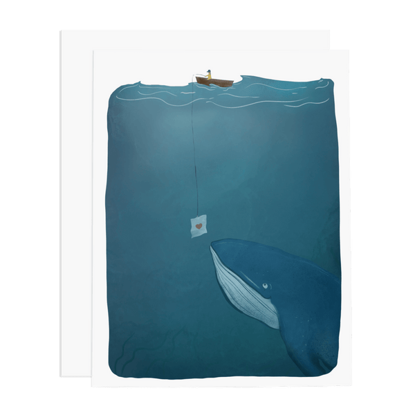 Whale Love Note Card - DIGS