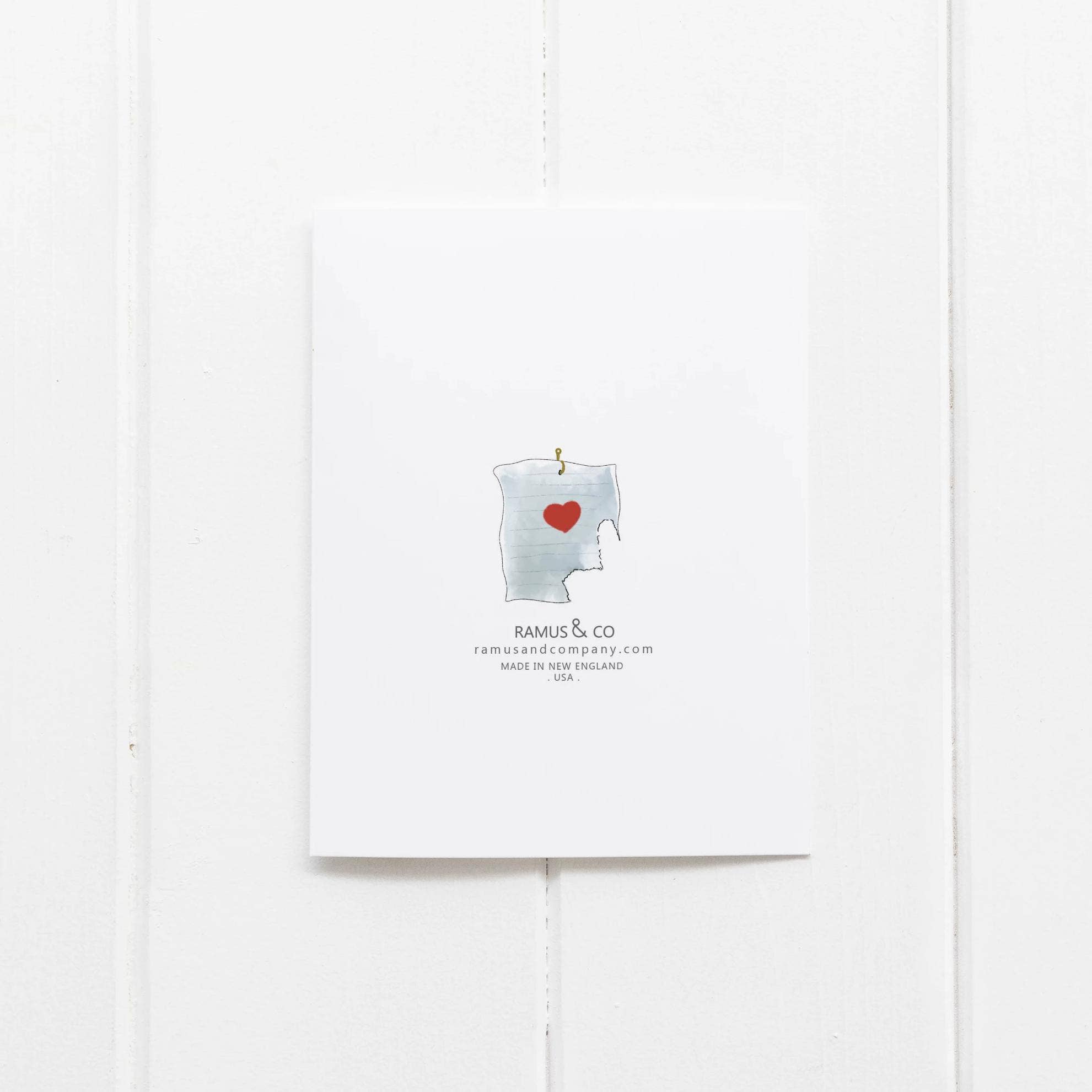Whale Love Note Card - DIGS