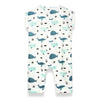 Whales Rolled Sleeve Baby Jumpsuit - DIGS