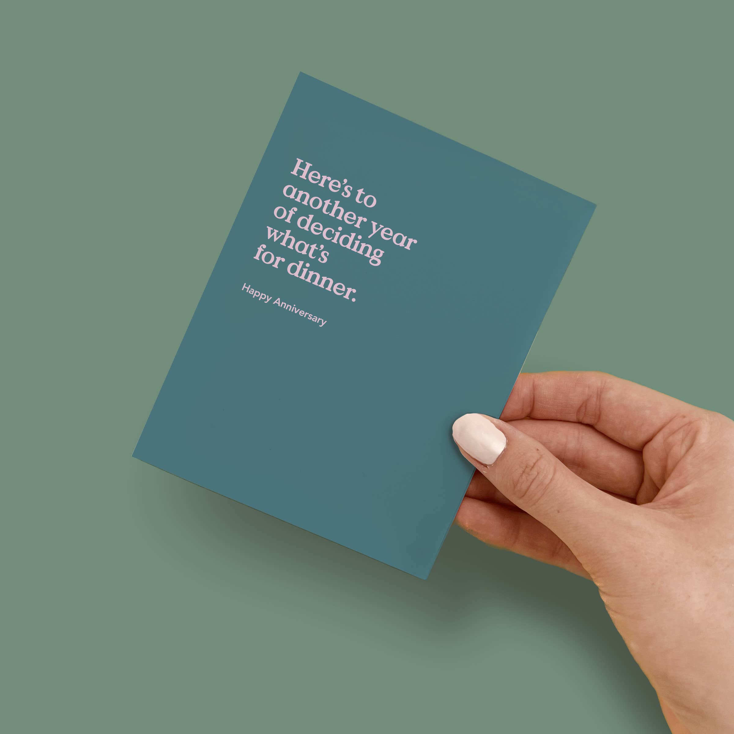 What's for Dinner Anniversary Card - DIGS
