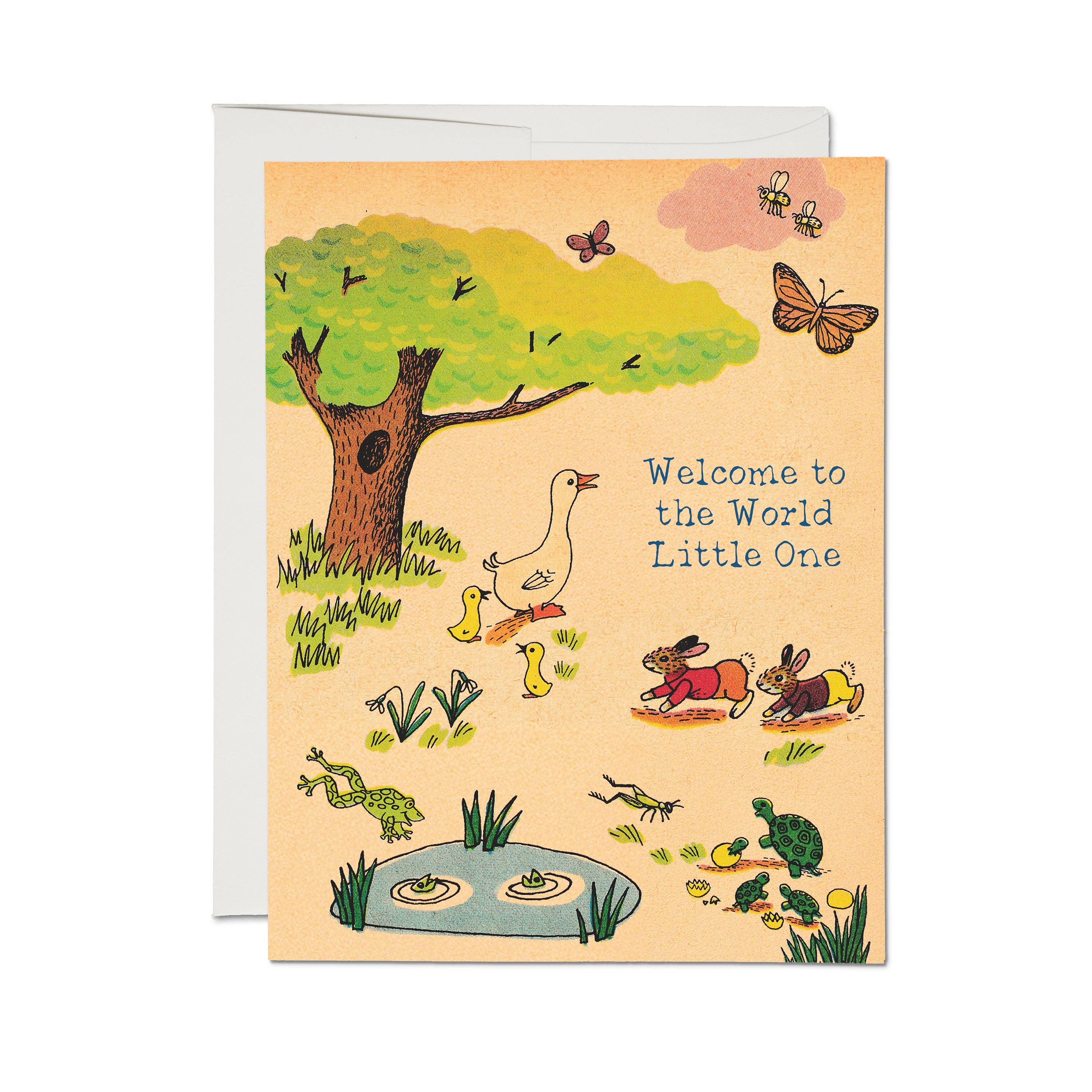 Whimsy Hollow Baby Card - DIGS