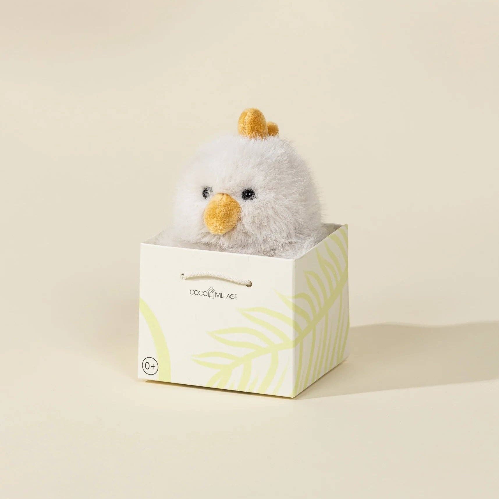 White Rooster Mini Plush Toy - DIGS