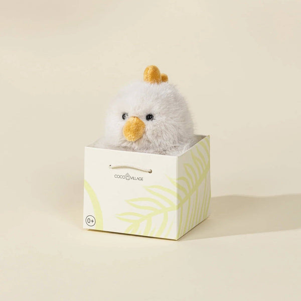 White Rooster Mini Plush Toy - DIGS