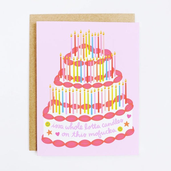 Whole Lotta Candles Birthday Card - DIGS