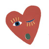 Wide Eyes Heart Sticker - DIGS