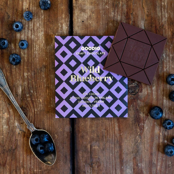 Wild Blueberry 61% Chocolate Bar - DIGS
