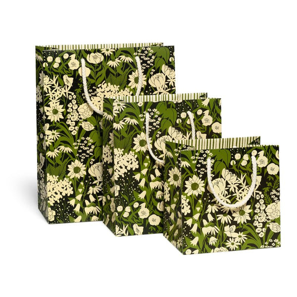 Wild Flowers Olive Gift Bag - DIGS