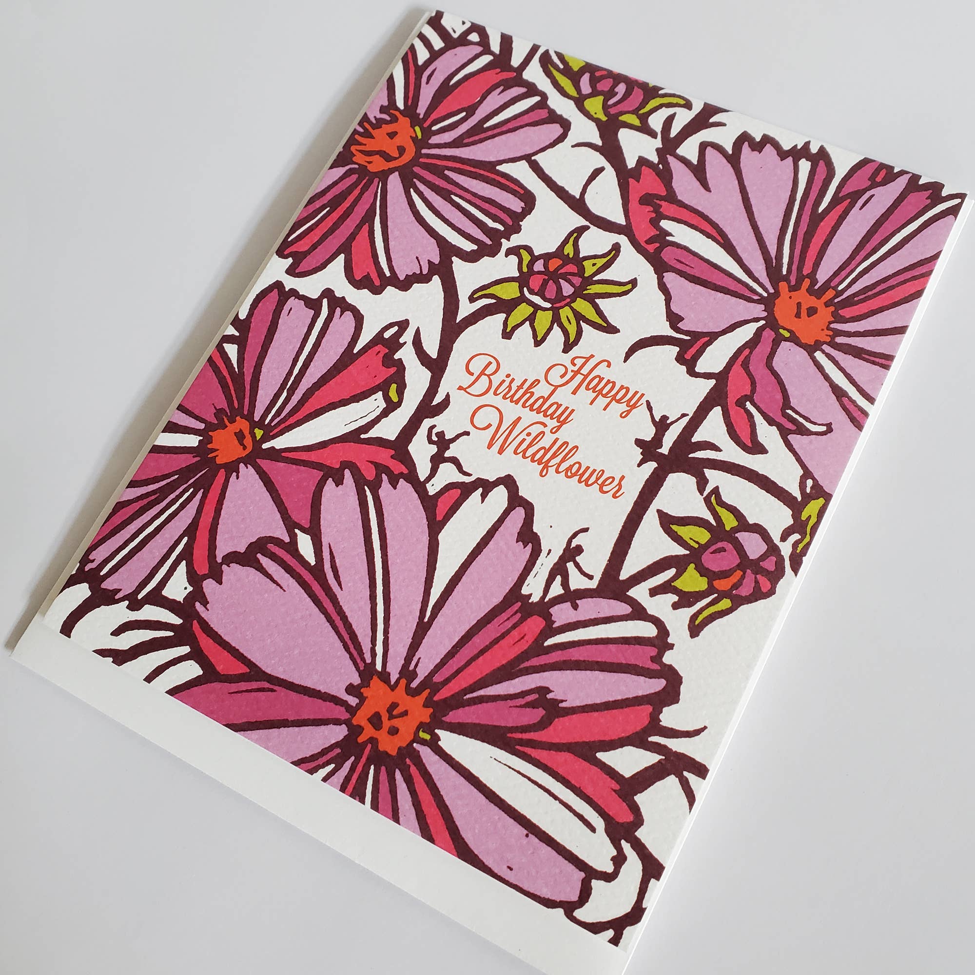 Wildflower Happy Birthday Card - DIGS