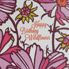 Wildflower Happy Birthday Card - DIGS