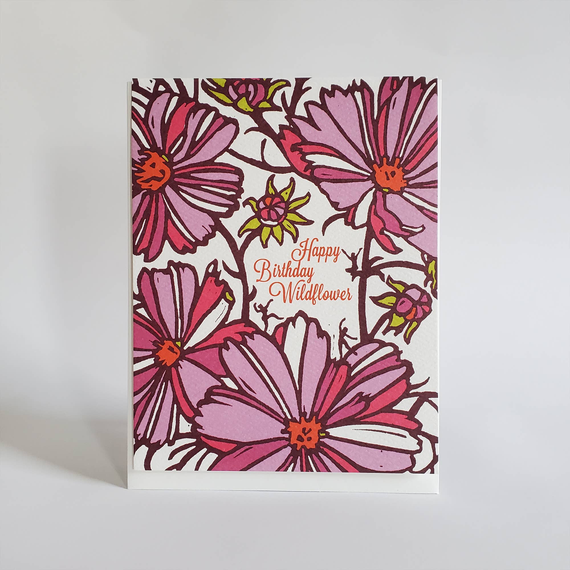 Wildflower Happy Birthday Card - DIGS