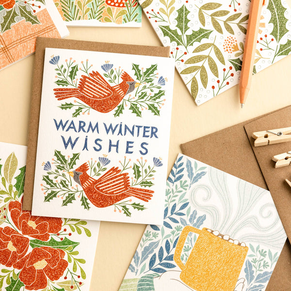 Winter Cardinals Card Box Set - DIGS