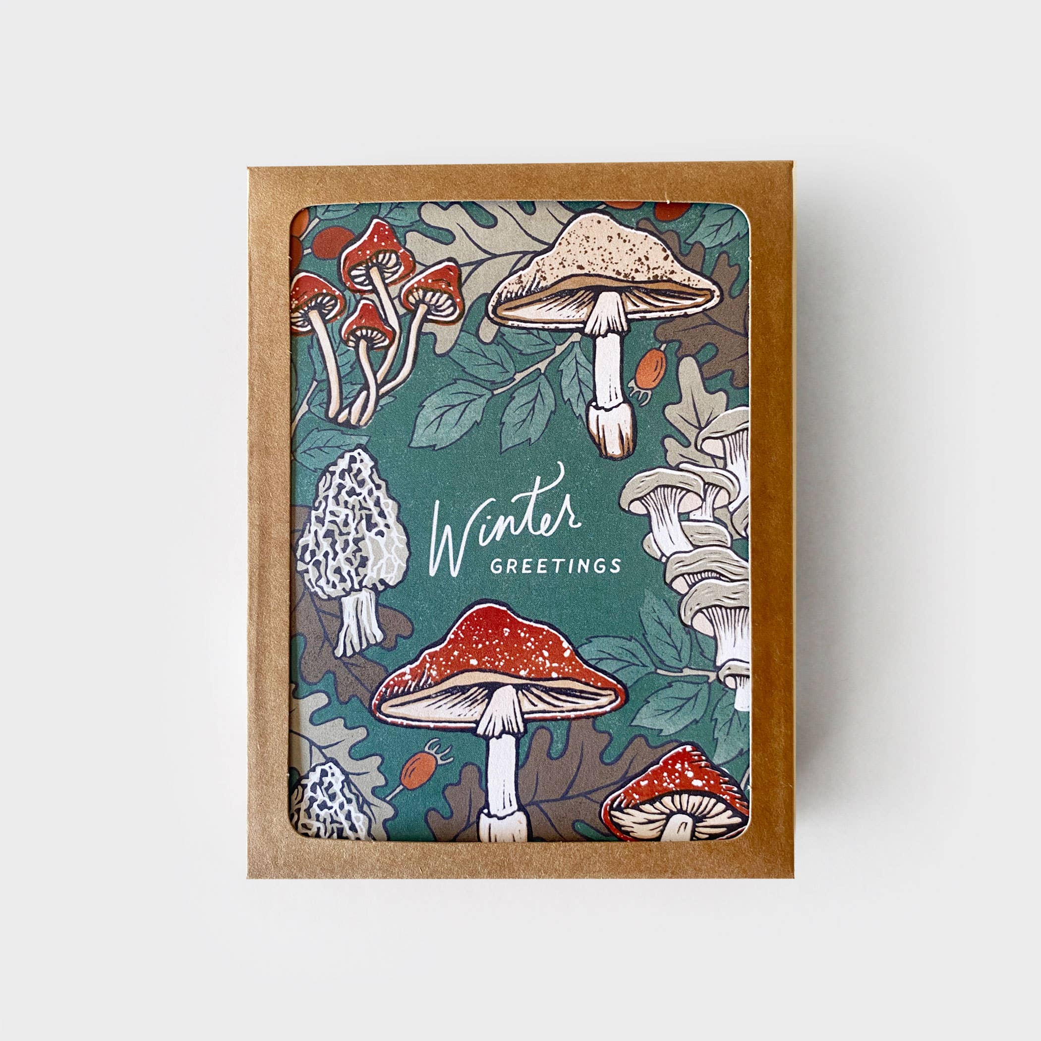 Winter Greetings Forest Boxed Card Set - DIGS