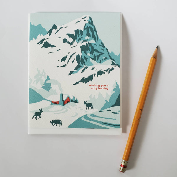 Winter Landscape Scenes Holiday Cards: Set of 8 - DIGS