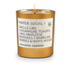 Winter Social Gold Tumbler Candle - DIGS