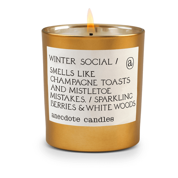 Winter Social Gold Tumbler Candle - DIGS