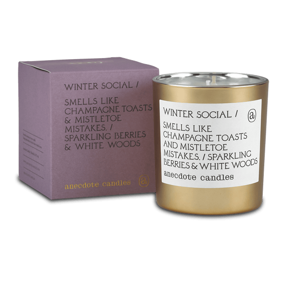 Winter Social Gold Tumbler Candle - DIGS