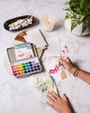 Winter Village Watercolor Painting Kit - DIGS