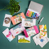 Winter Village Watercolor Painting Kit - DIGS