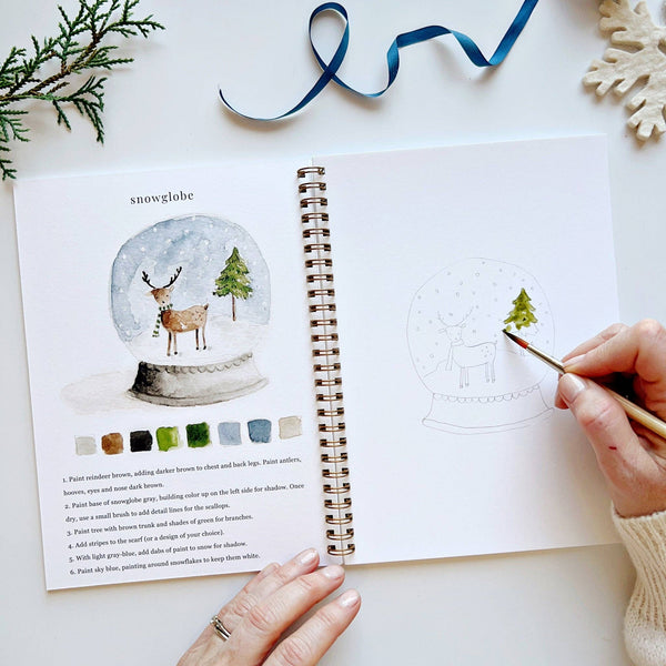 Winter Watercolor Workbook - DIGS