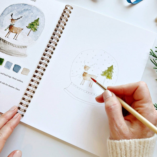 Winter Watercolor Workbook - DIGS