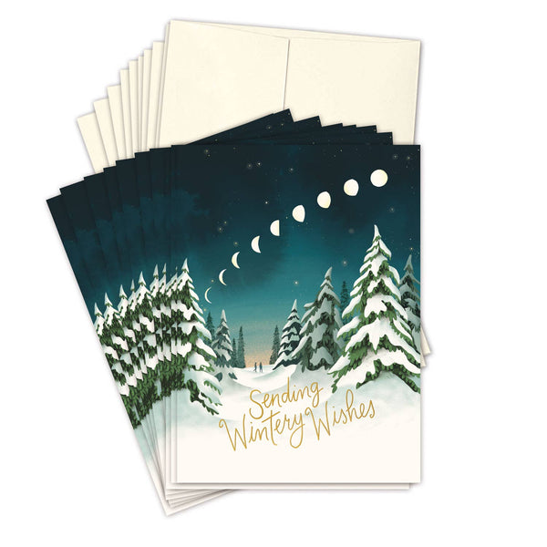 Wintery Wishes Holiday Cards Box Set - DIGS