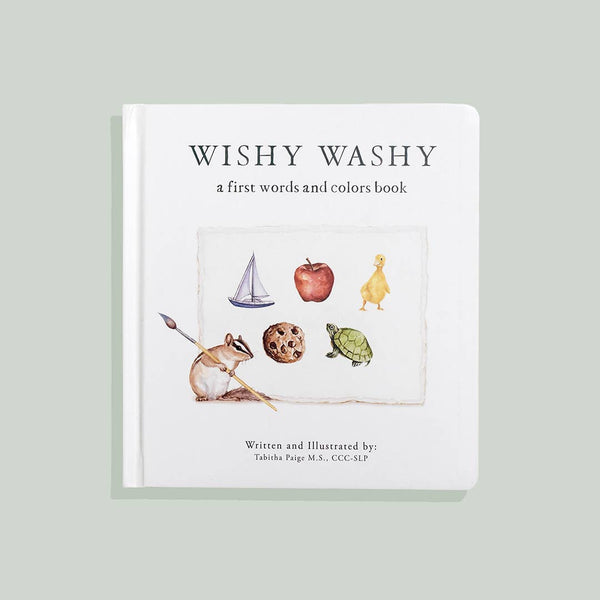 Wishy Washy: A Board Book of First Words and Colors - DIGS