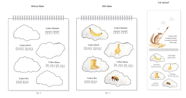 Wishy Washy Water Reveal Book - DIGS