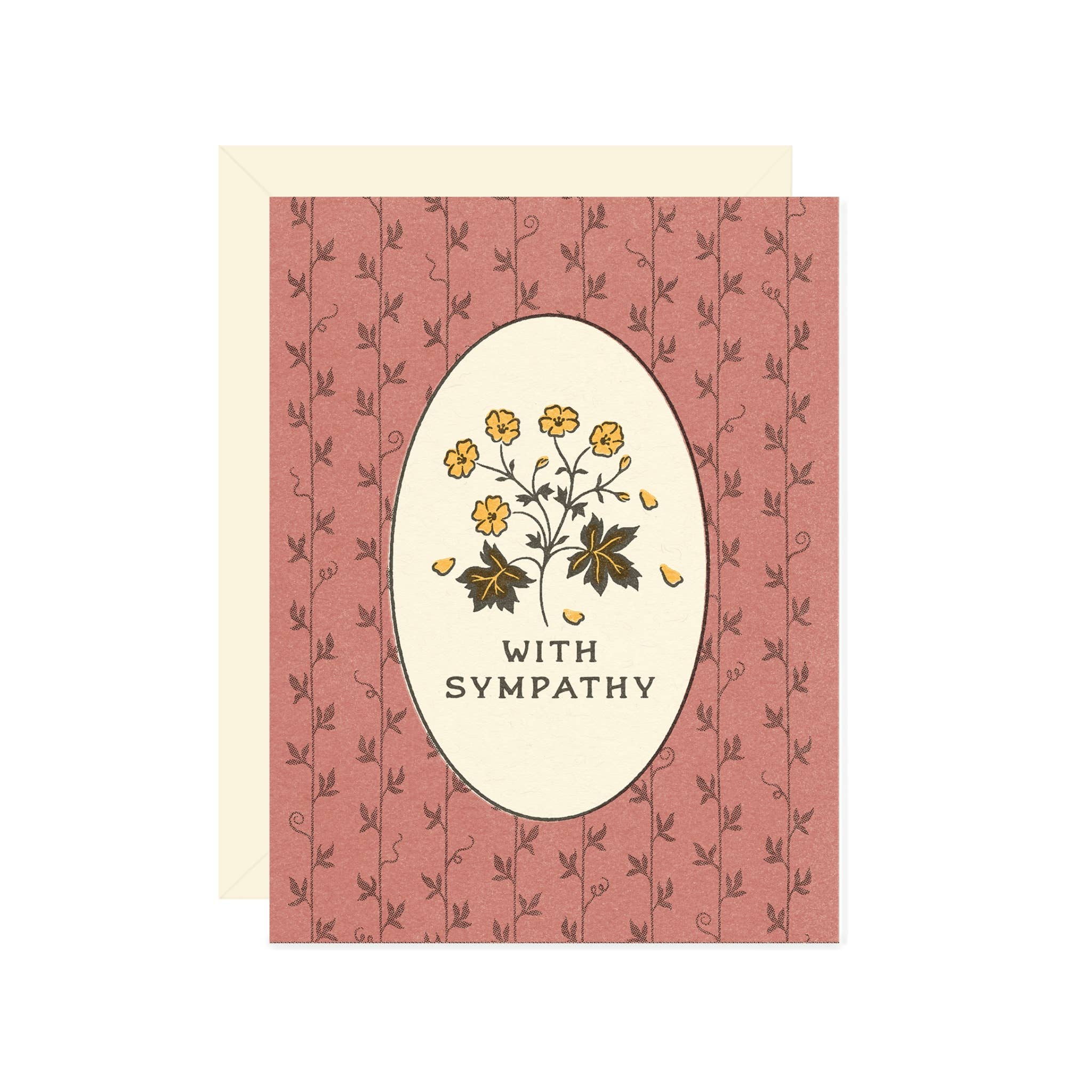 With Sympathy Wildflower Card - DIGS