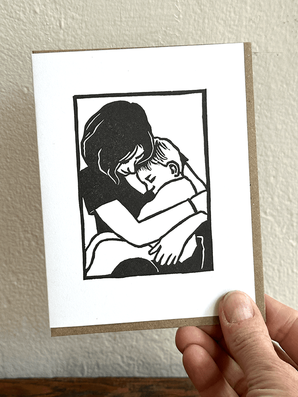 Woman/Child Hug Mother's Day Card - DIGS