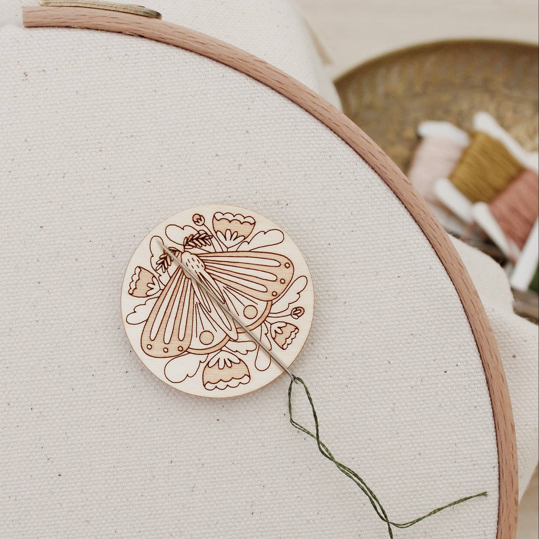 Wood Needle Minder: Moth - DIGS