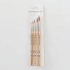 Wood Paintbrushes: Set of Five - DIGS