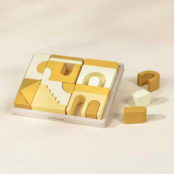 Wooden Blocks Set - 21 pcs - DIGS