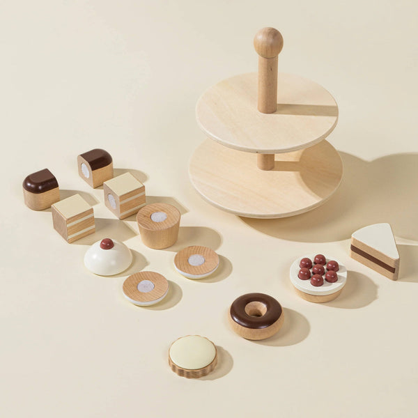 Wooden Desserts Tower - DIGS