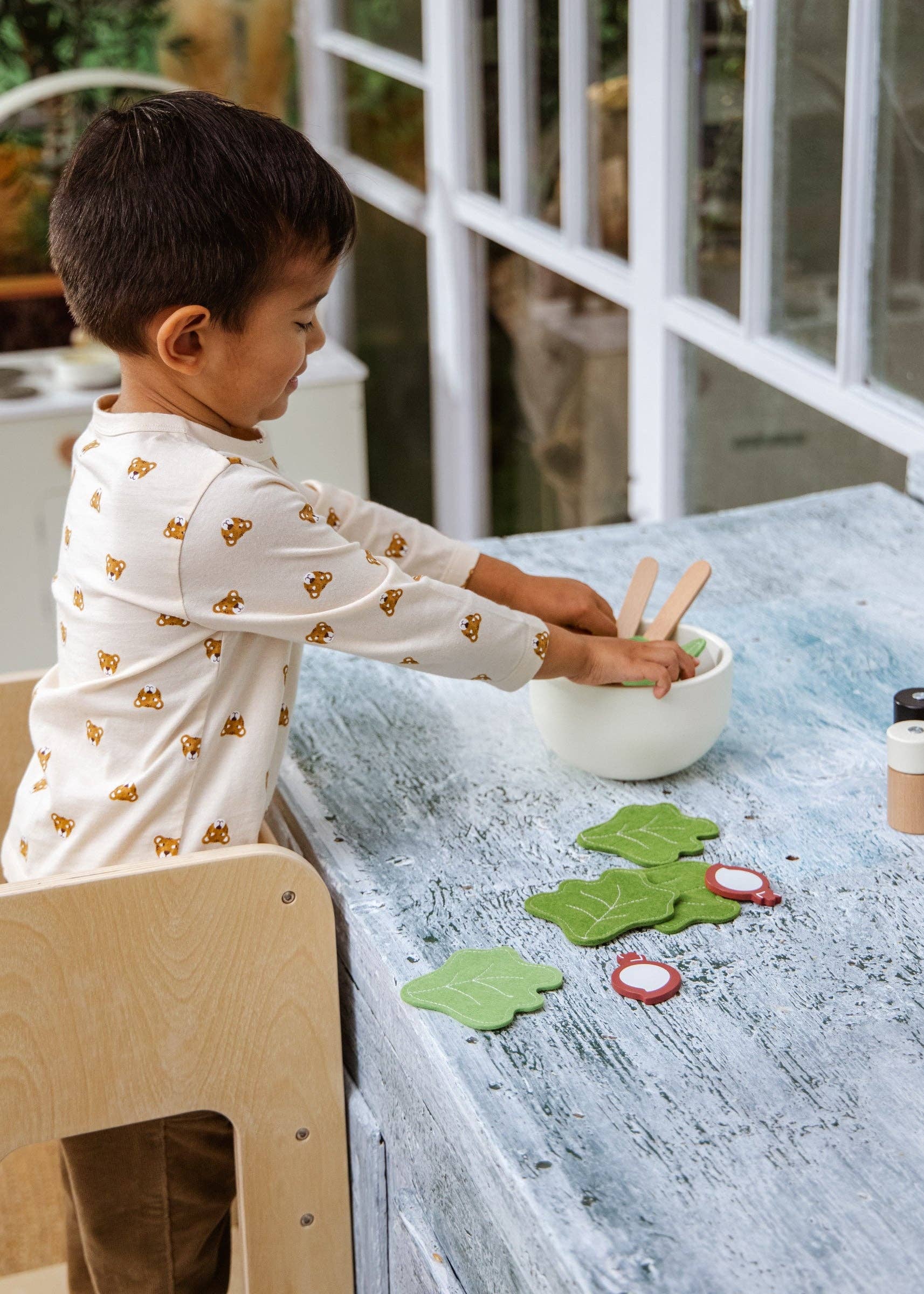 Wooden Salad Playset - DIGS
