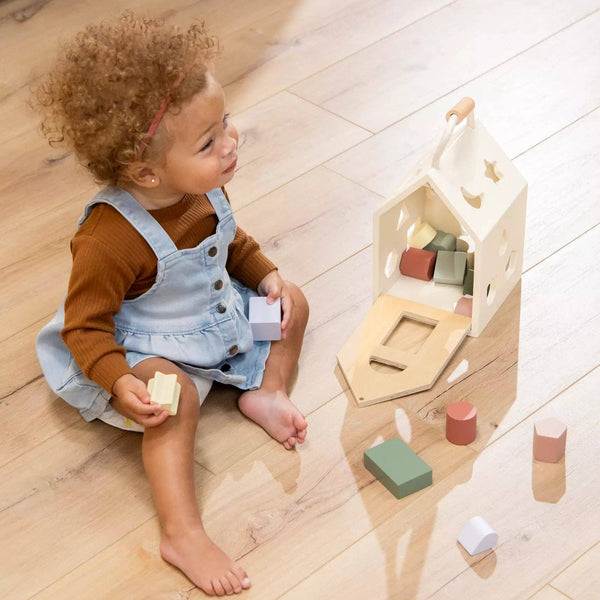 Wooden Shapes Sorting House - DIGS