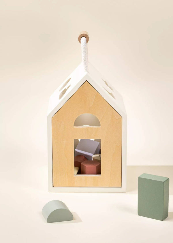 Wooden Shapes Sorting House - DIGS