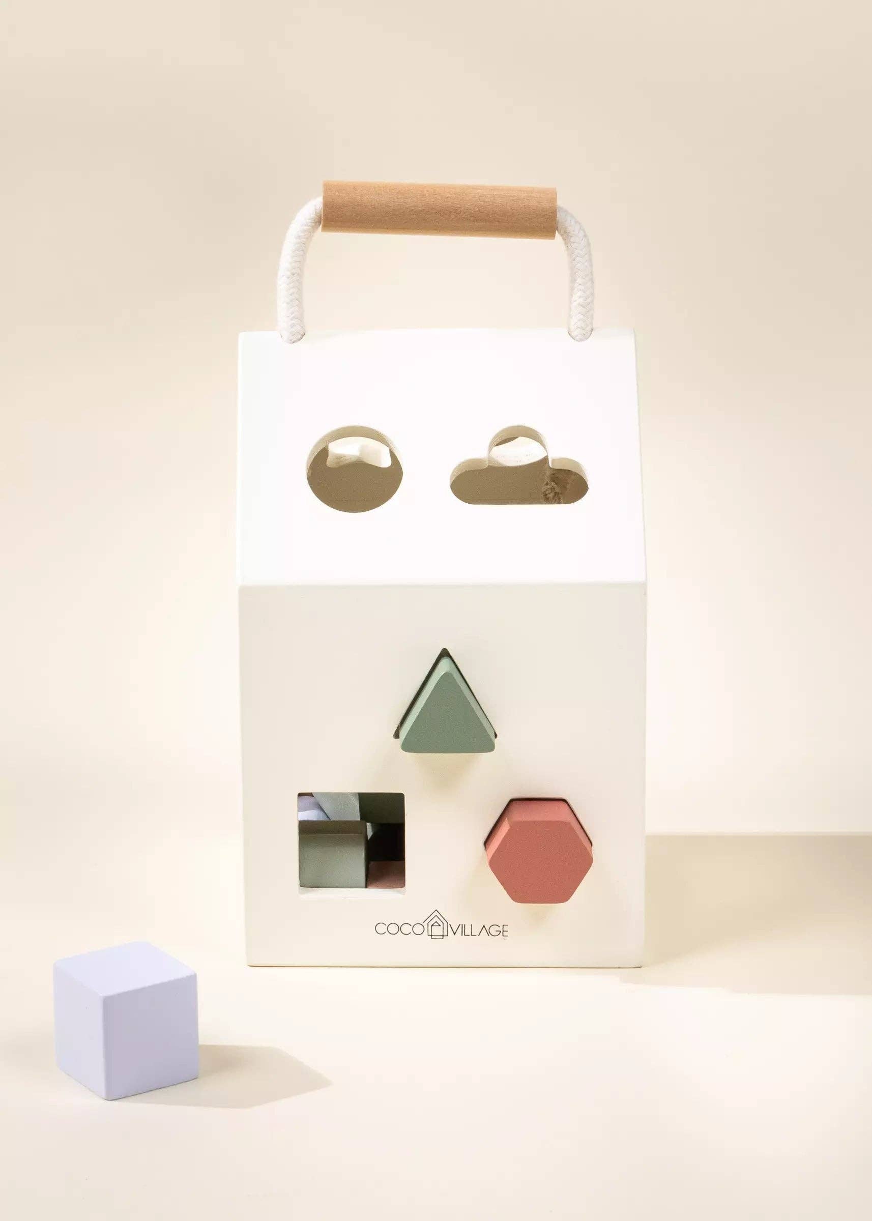 Wooden Shapes Sorting House - DIGS