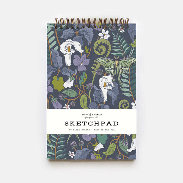 Woodland Bramble Spiral Bound Sketchpad - DIGS