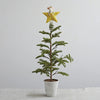 Wool Felt Star with Mouse in Crown Tree Topper - DIGS