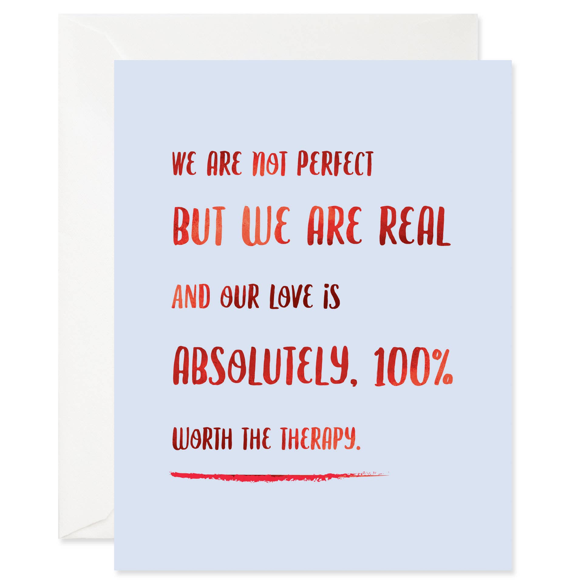 Worth the Therapy Love Card - DIGS